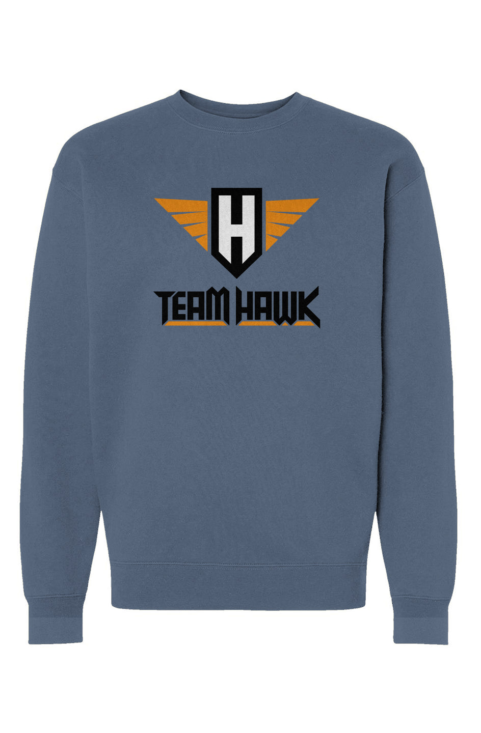 team hawk w/logo - unisex crew neck sweatshirt