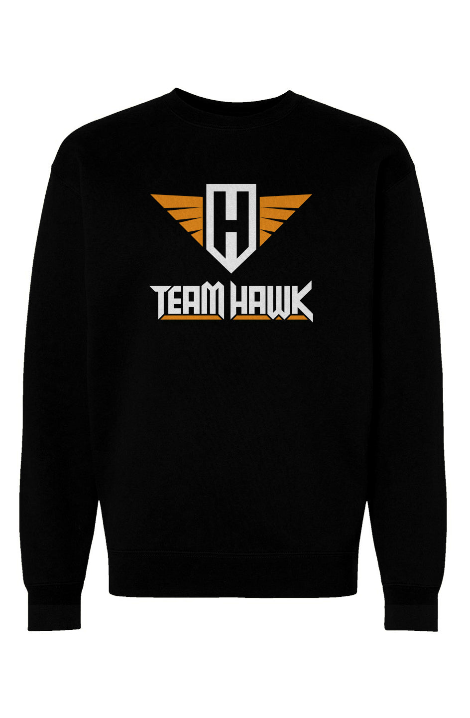 team hawk w/logo - unisex crew neck sweatshirt