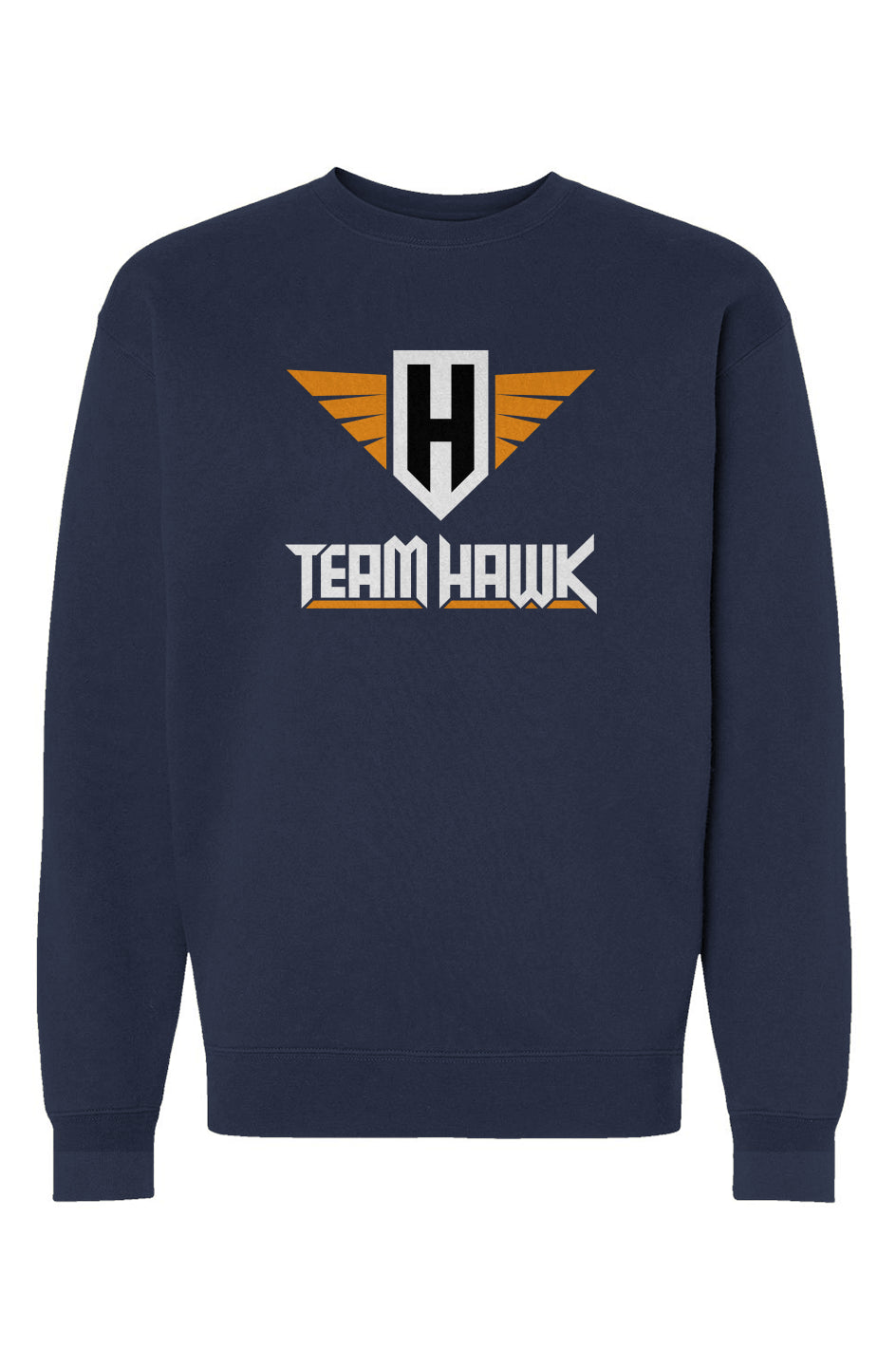 team hawk w/logo - unisex crew neck sweatshirt