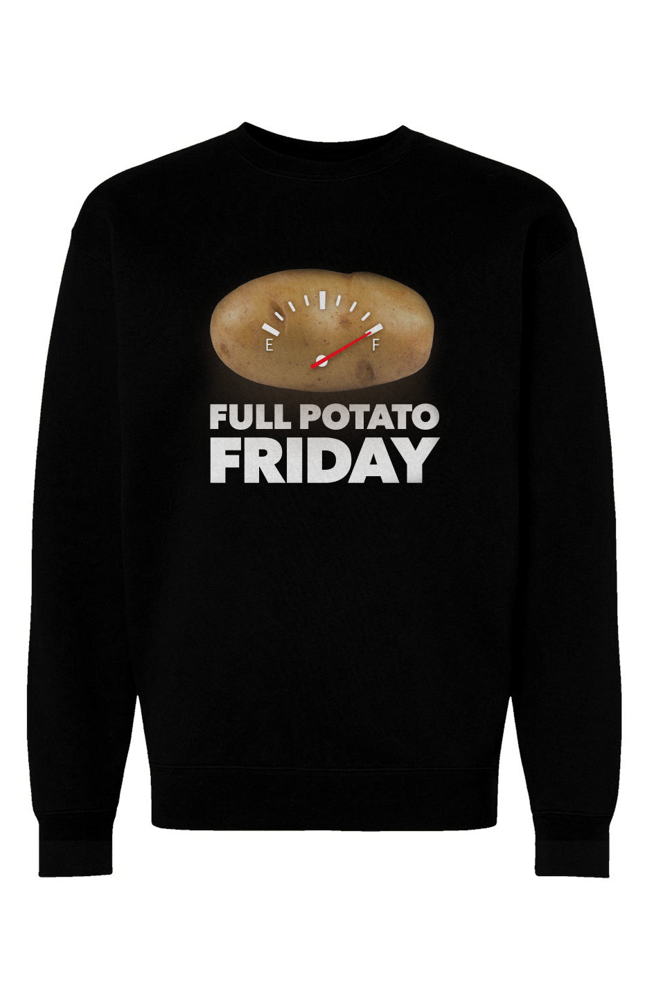 full potato friday - unisex crew neck sweatshirt