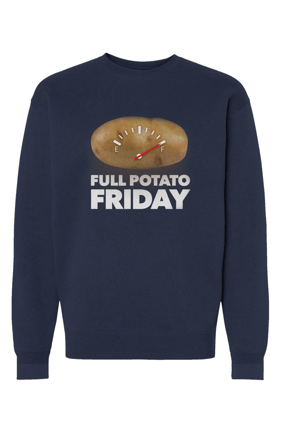 full potato friday - unisex crew neck sweatshirt