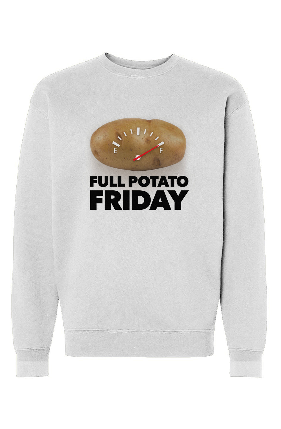 full potato friday - unisex crew neck sweatshirt