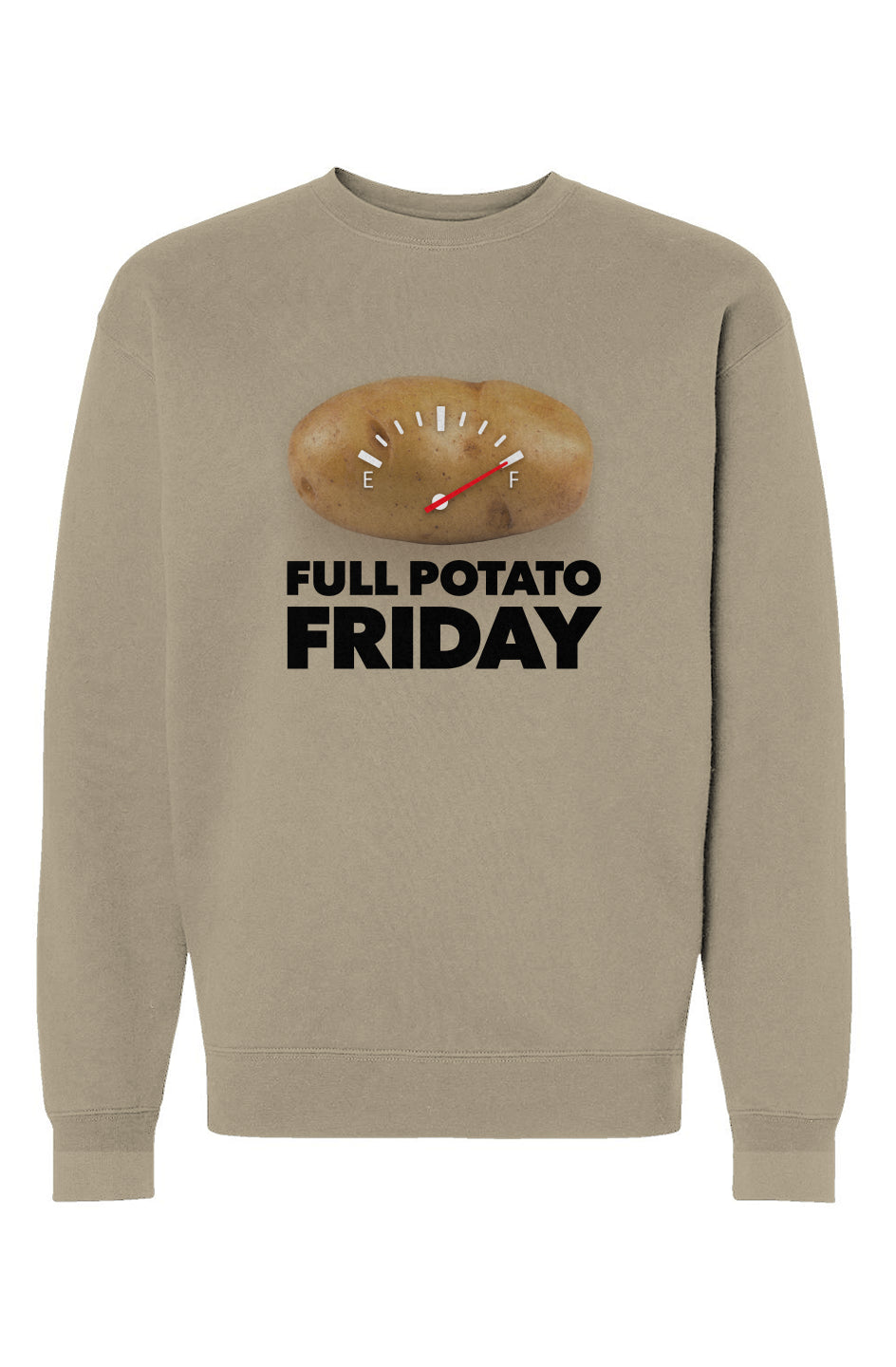 full potato friday - unisex crew neck sweatshirt