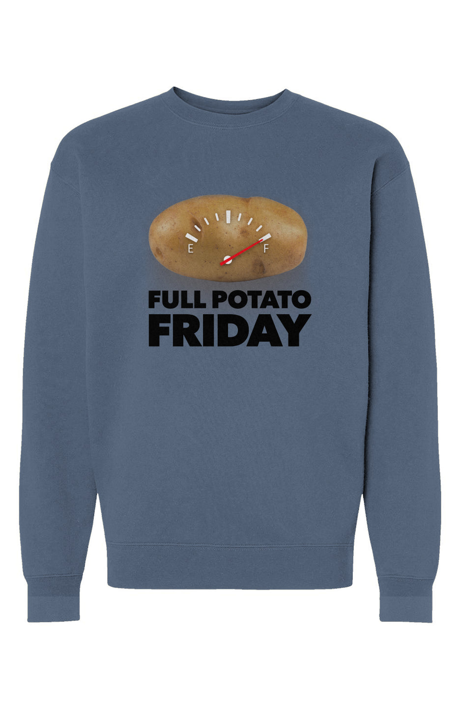 full potato friday - unisex crew neck sweatshirt