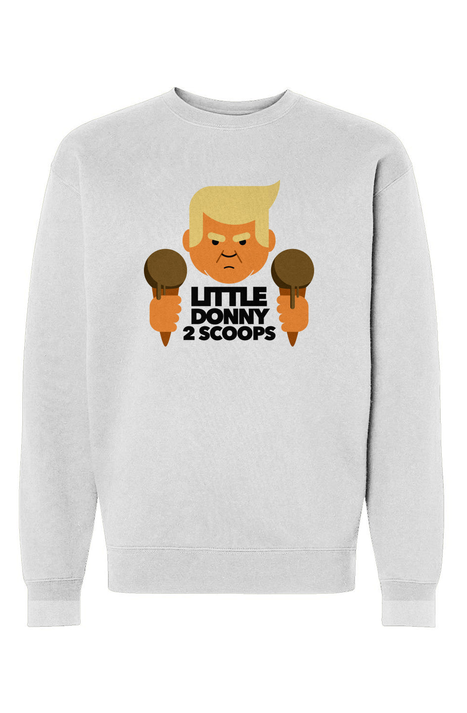 little donny 2 scoops - unisex heavyweight crew ne