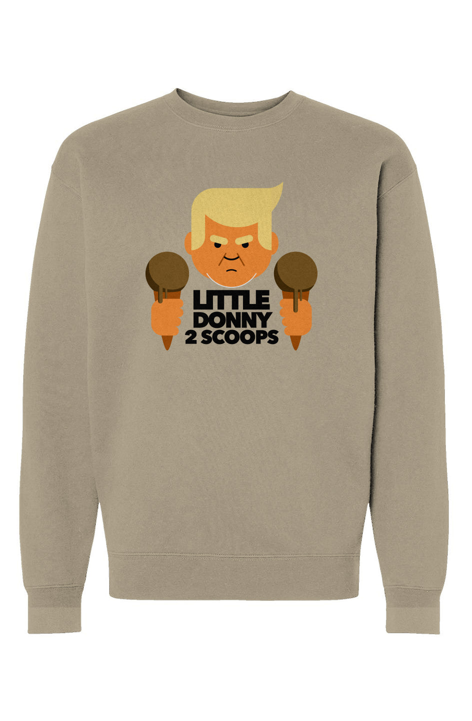 little donny 2 scoops - unisex heavyweight crew ne