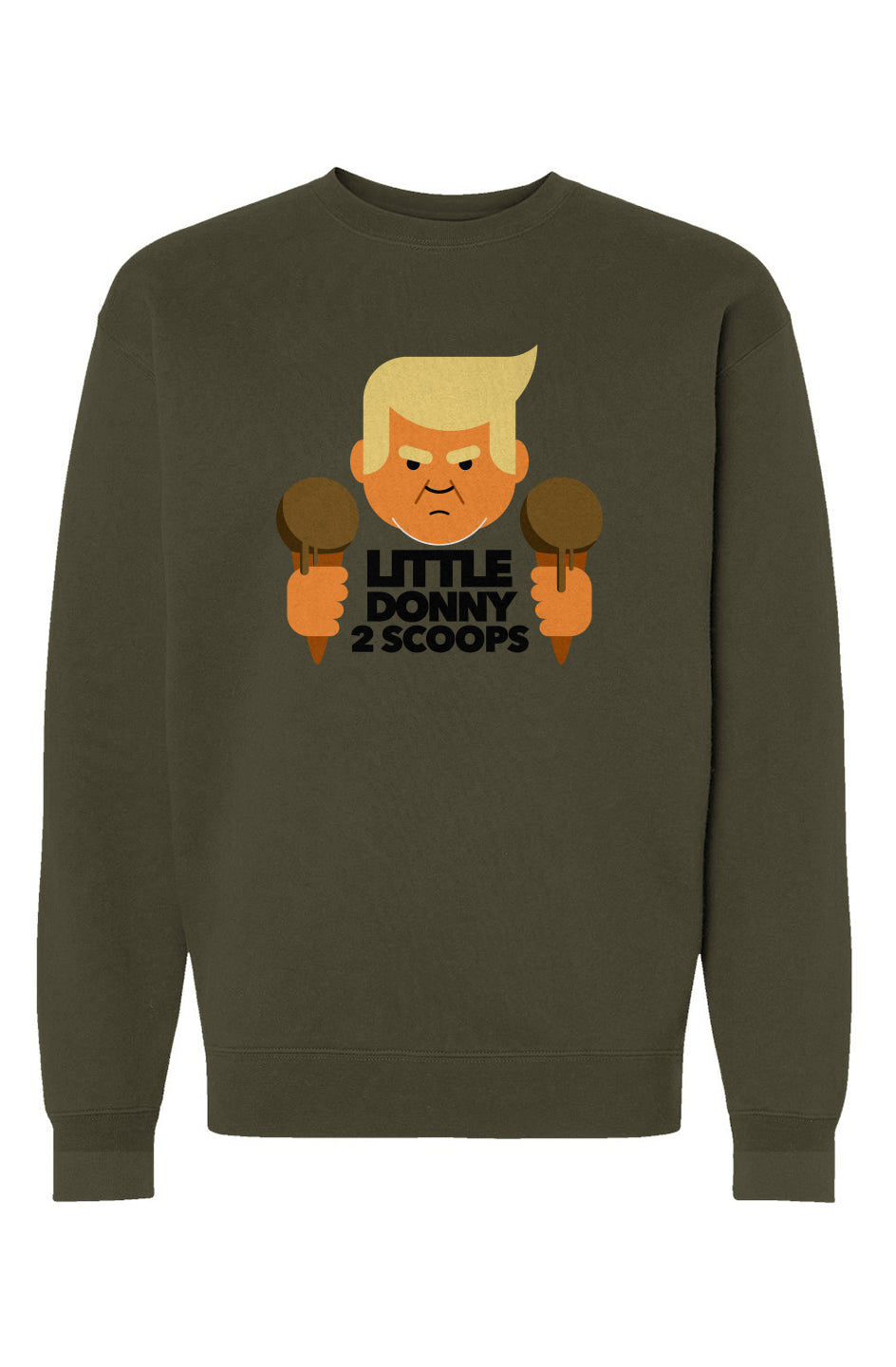 little donny 2 scoops - unisex heavyweight crew ne