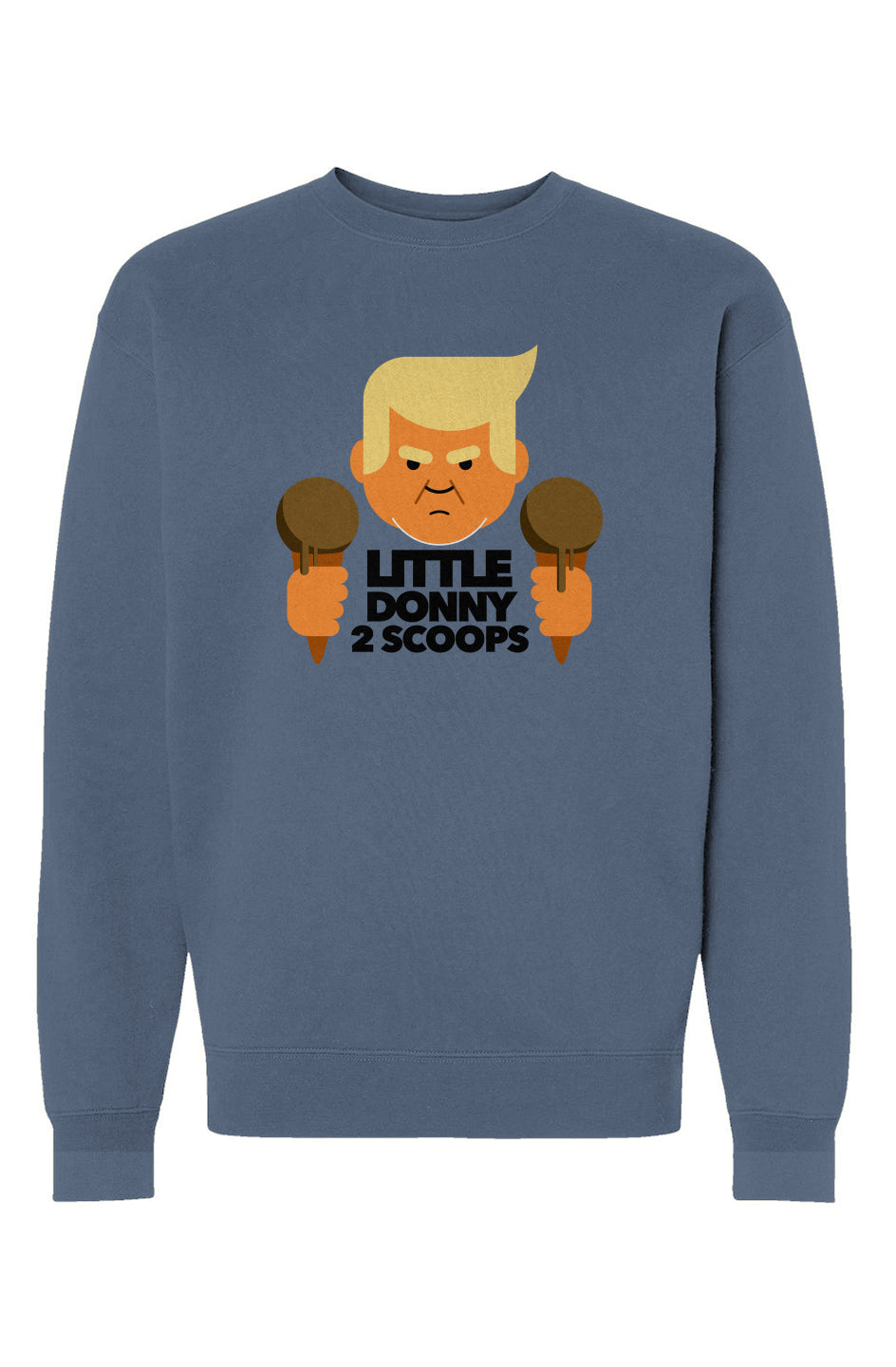 little donny 2 scoops - unisex heavyweight crew ne