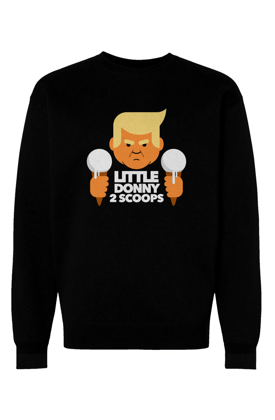 little donny 2 scoops - unisex heavyweight crew ne