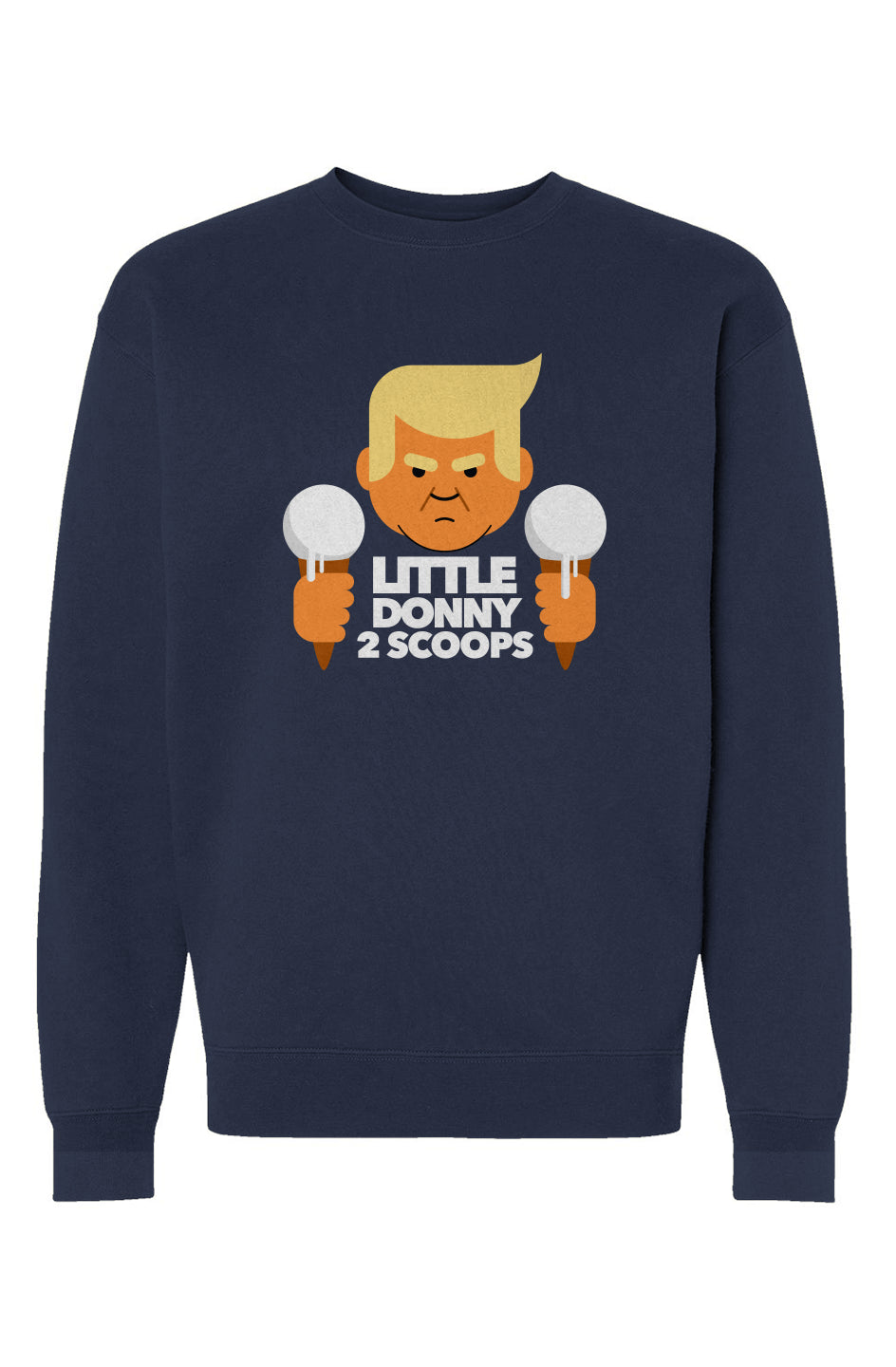 little donny 2 scoops - unisex heavyweight crew ne