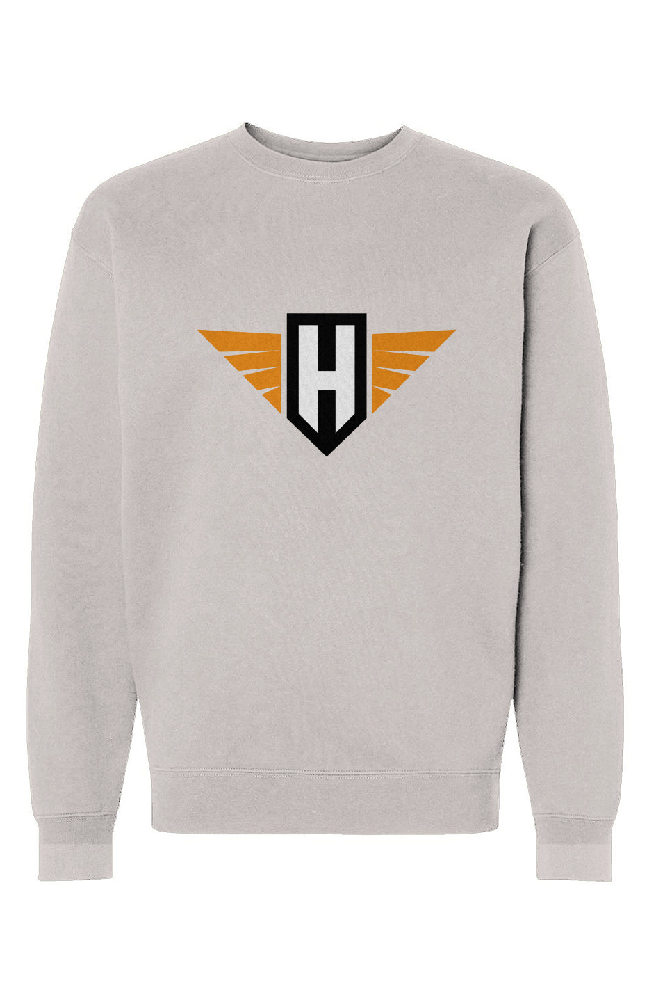 hawk logo - unisex heavyweight crew neck sweatshir