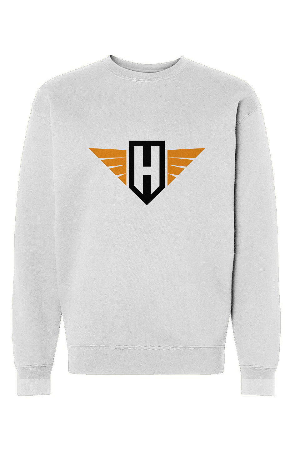 hawk logo - unisex heavyweight crew neck sweatshir