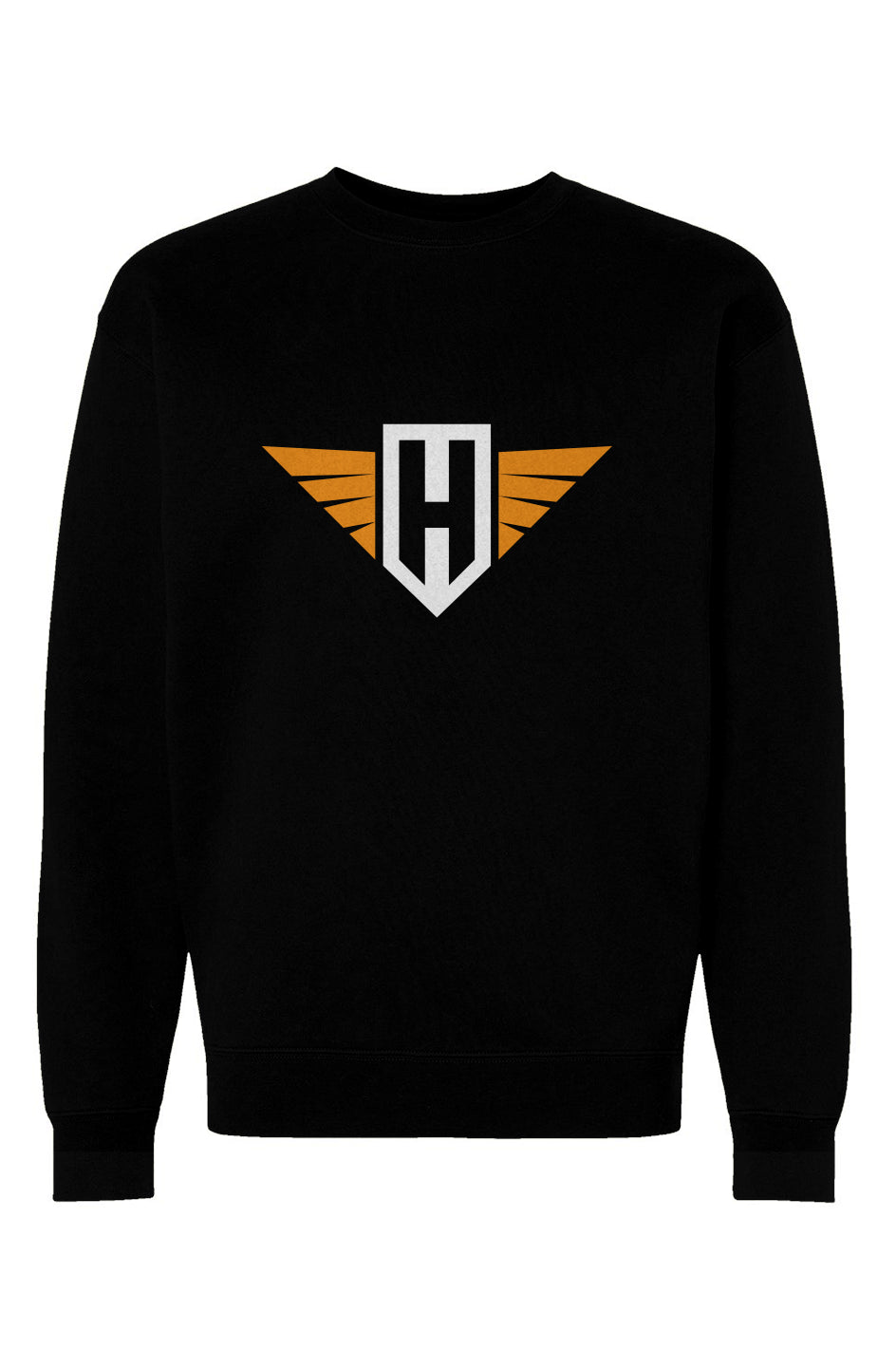 hawk logo - unisex heavyweight crew neck sweatshir