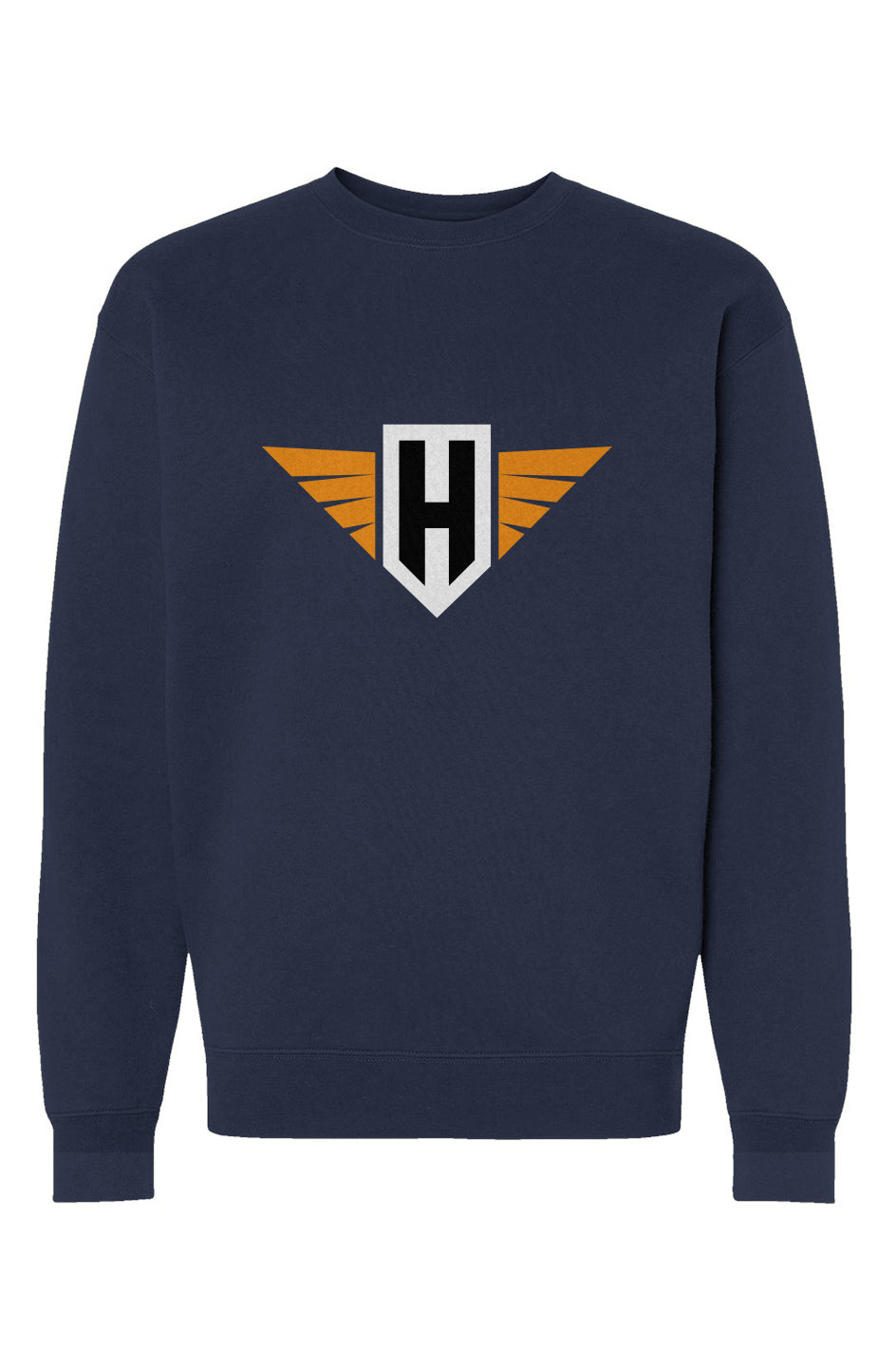 hawk logo - unisex heavyweight crew neck sweatshir