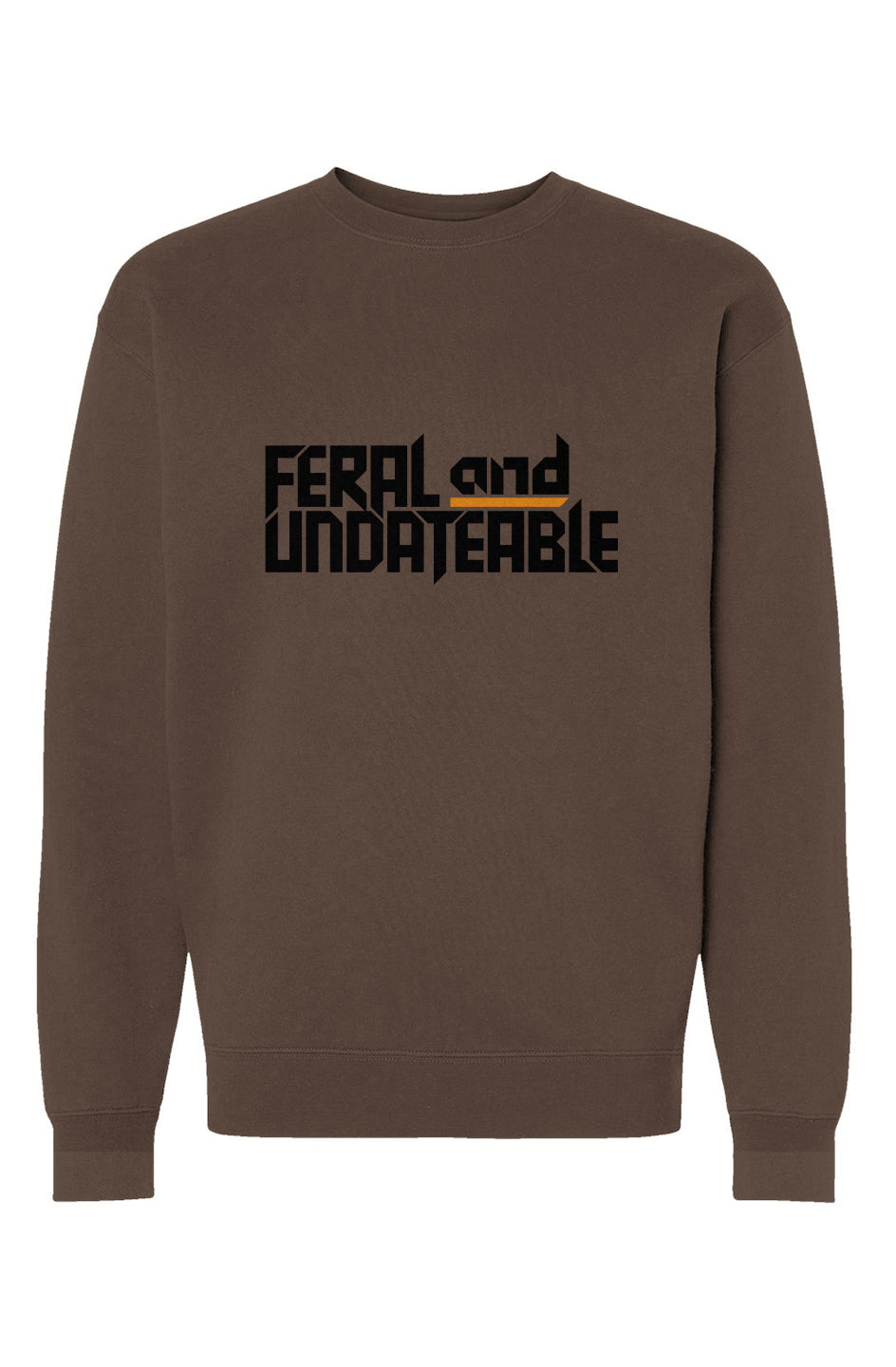 feral & undateable - unisex heavyweight crew neck 