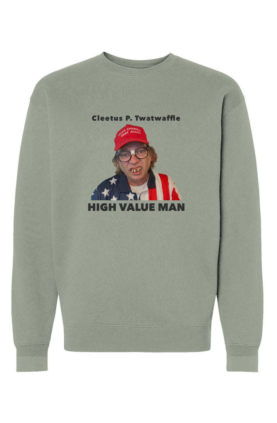 high value man - unisex heavyweight crew neck swea