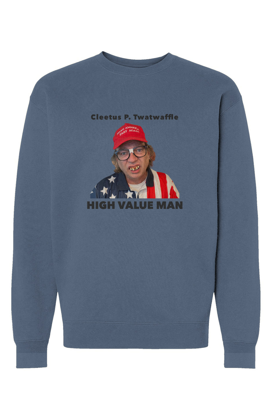 high value man - unisex heavyweight crew neck swea