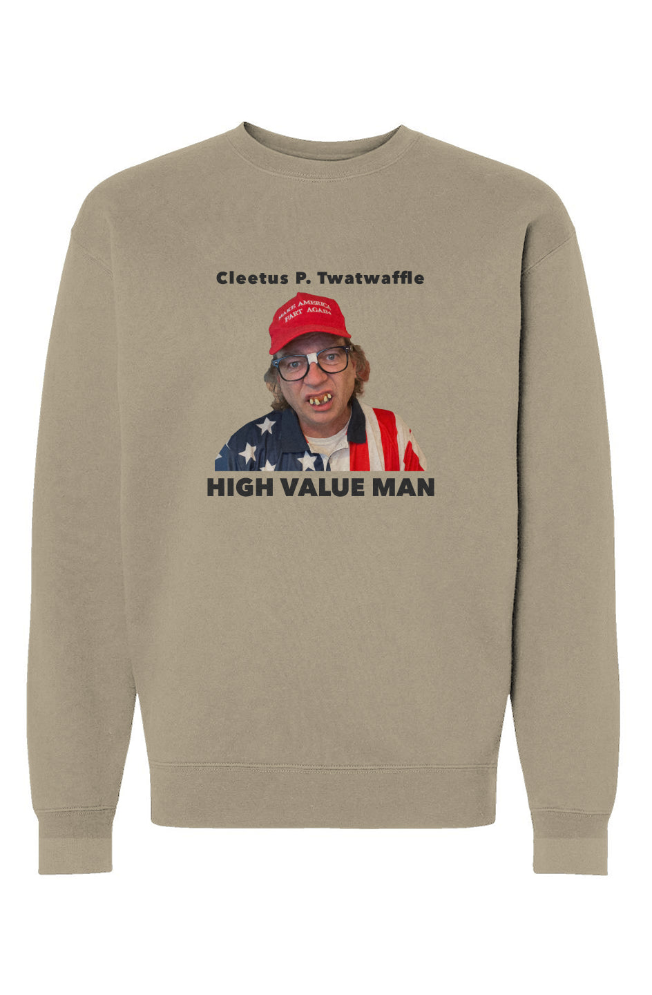 high value man - unisex heavyweight crew neck swea