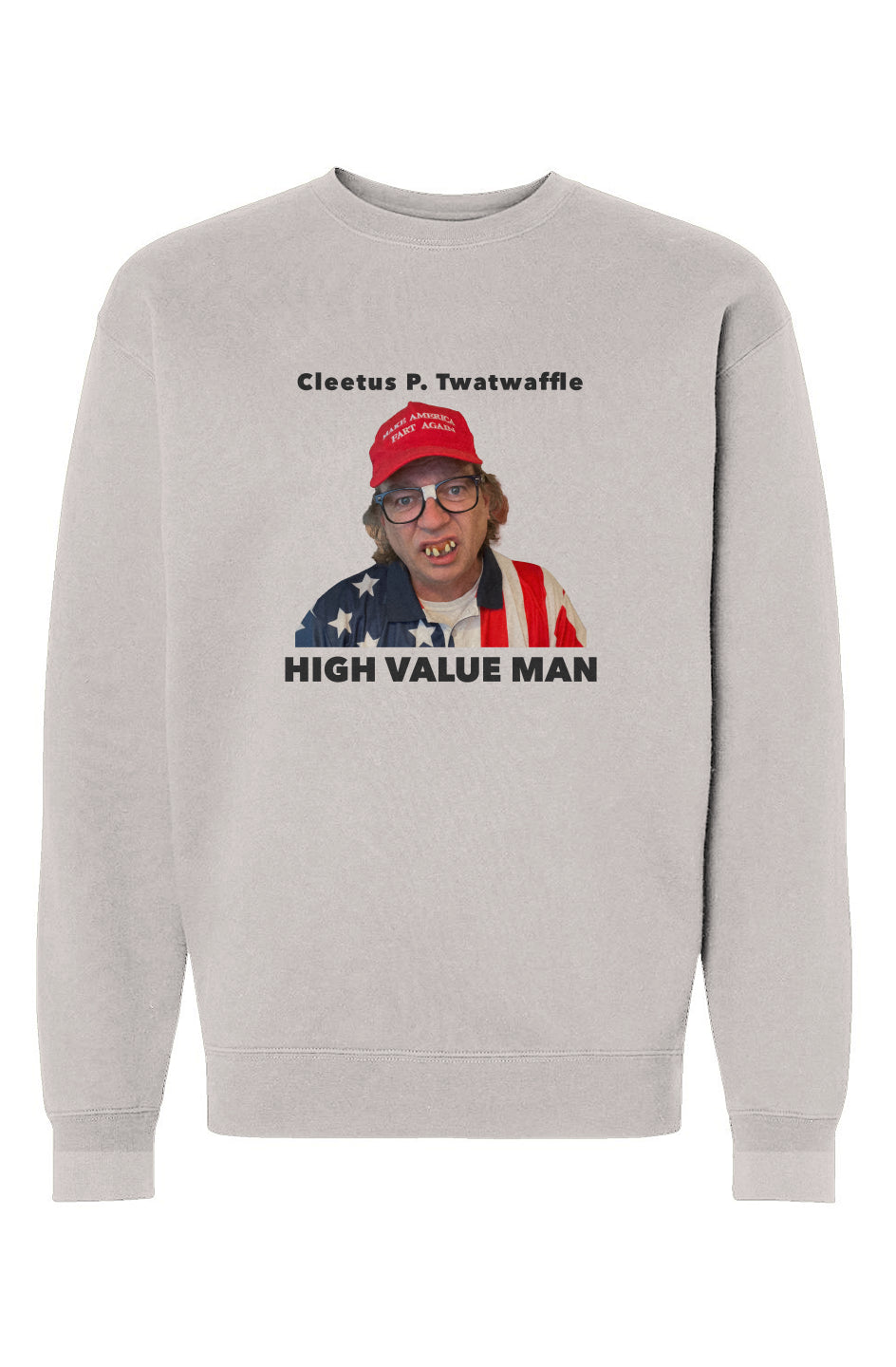 high value man - unisex heavyweight crew neck swea