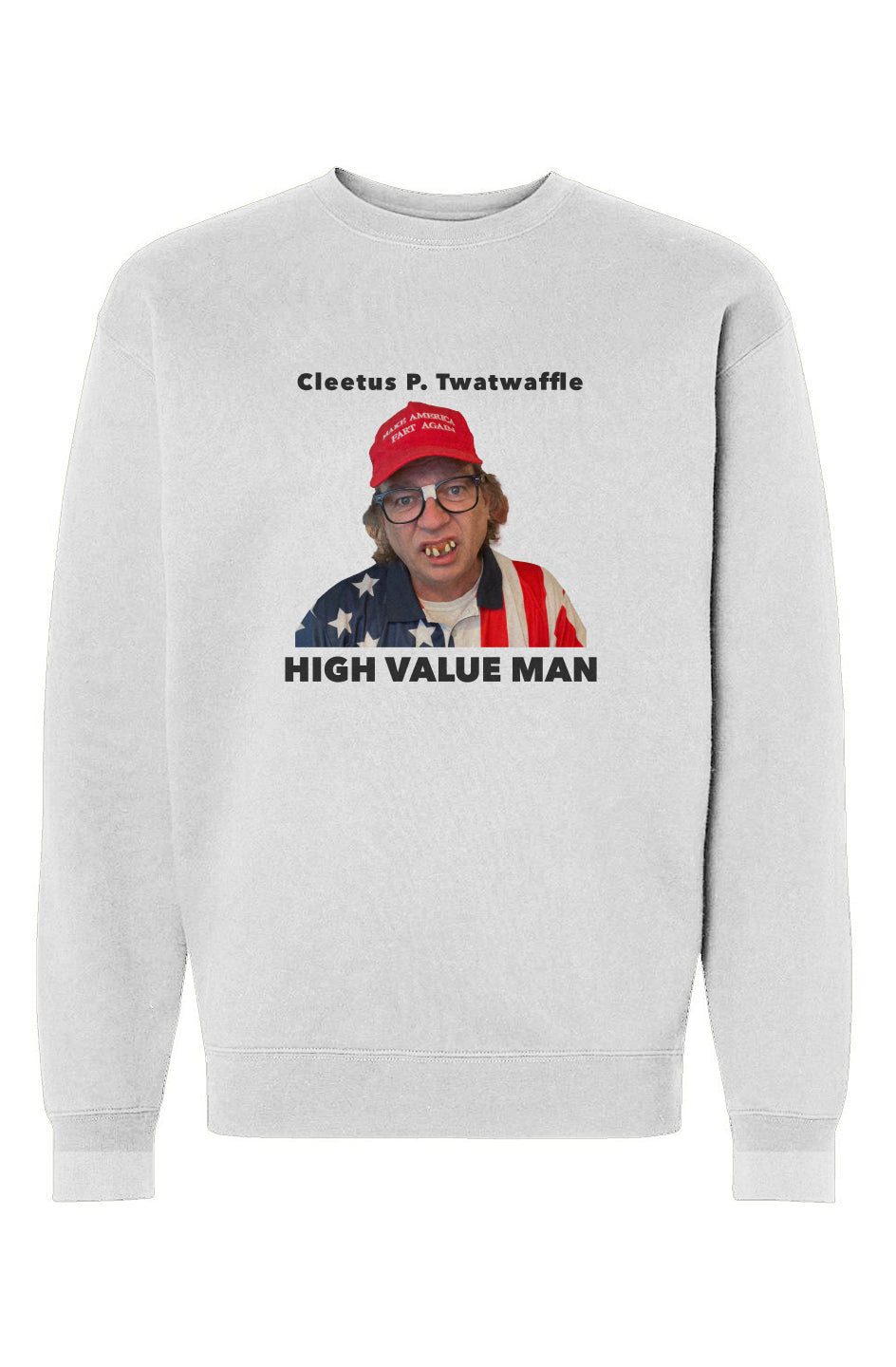 high value man - unisex heavyweight crew neck swea