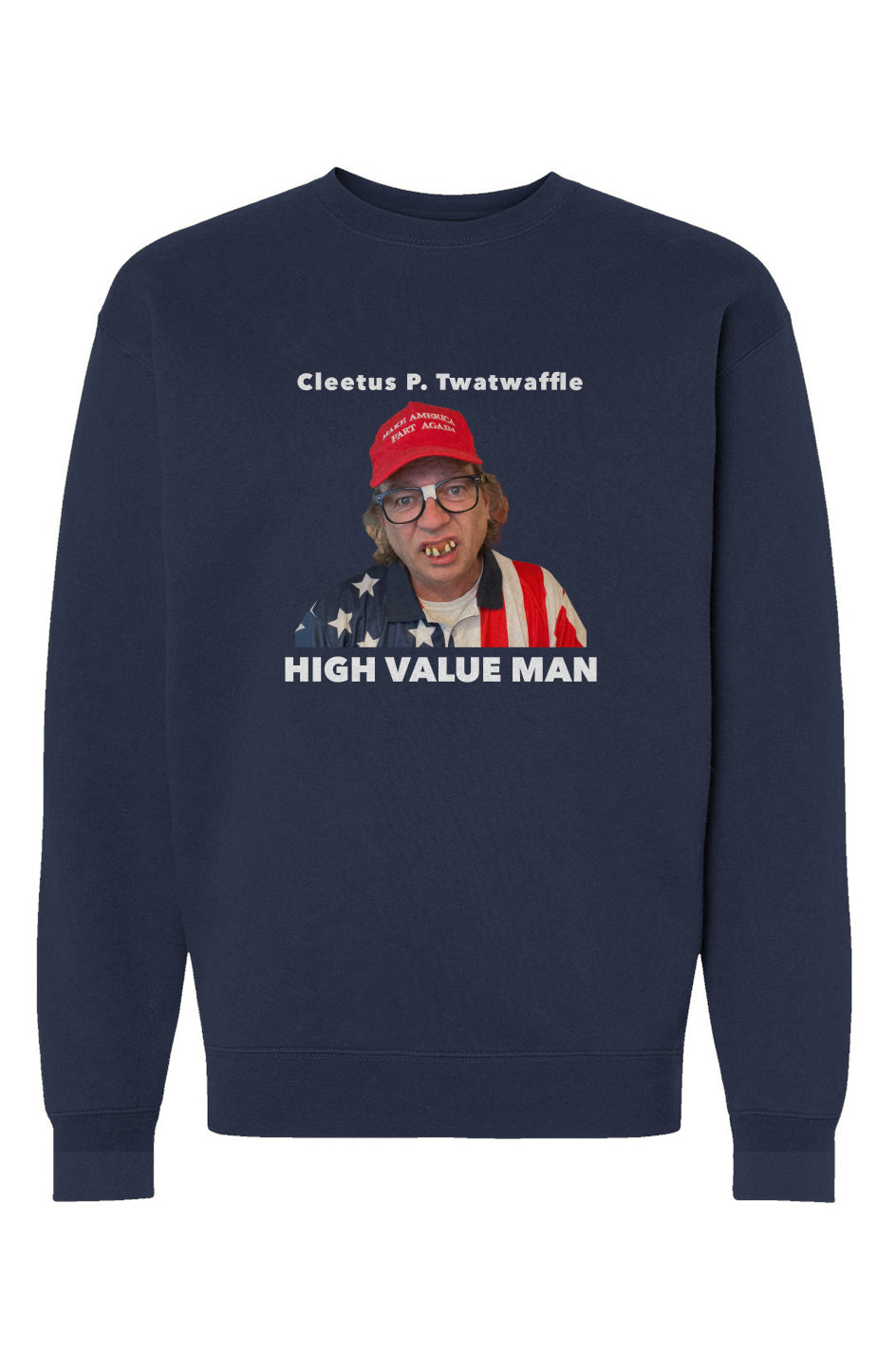 high value man - unisex heavyweight crew neck swea