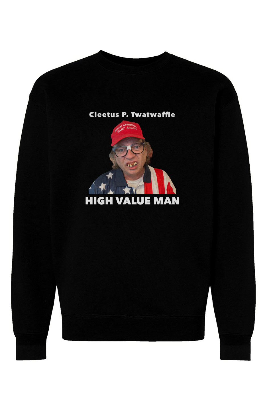 high value man - unisex heavyweight crew neck swea