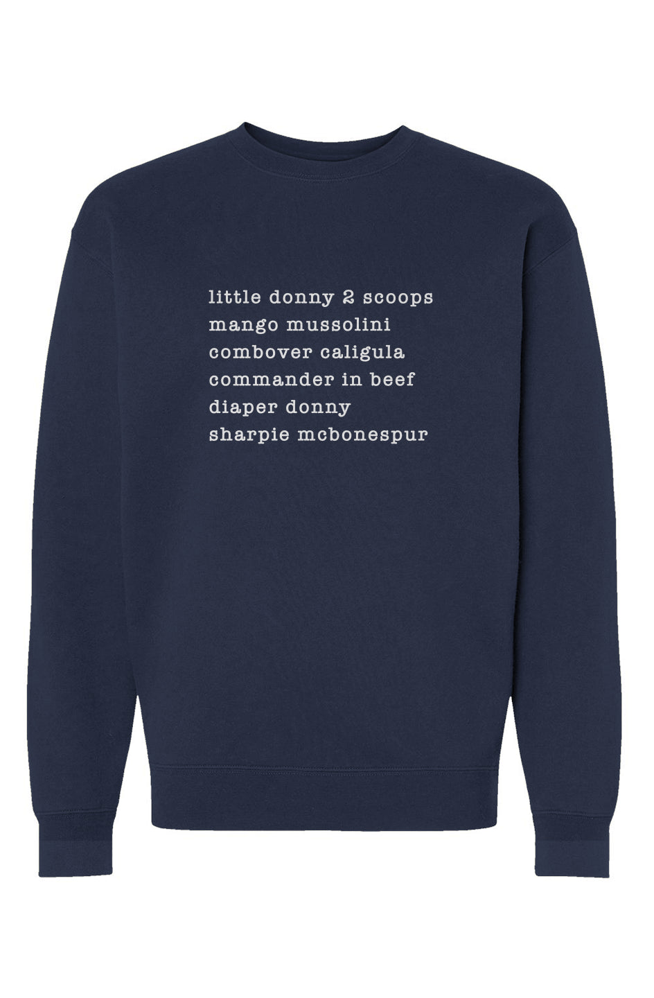 nicknames - unisex heavyweight crew neck sweatshir