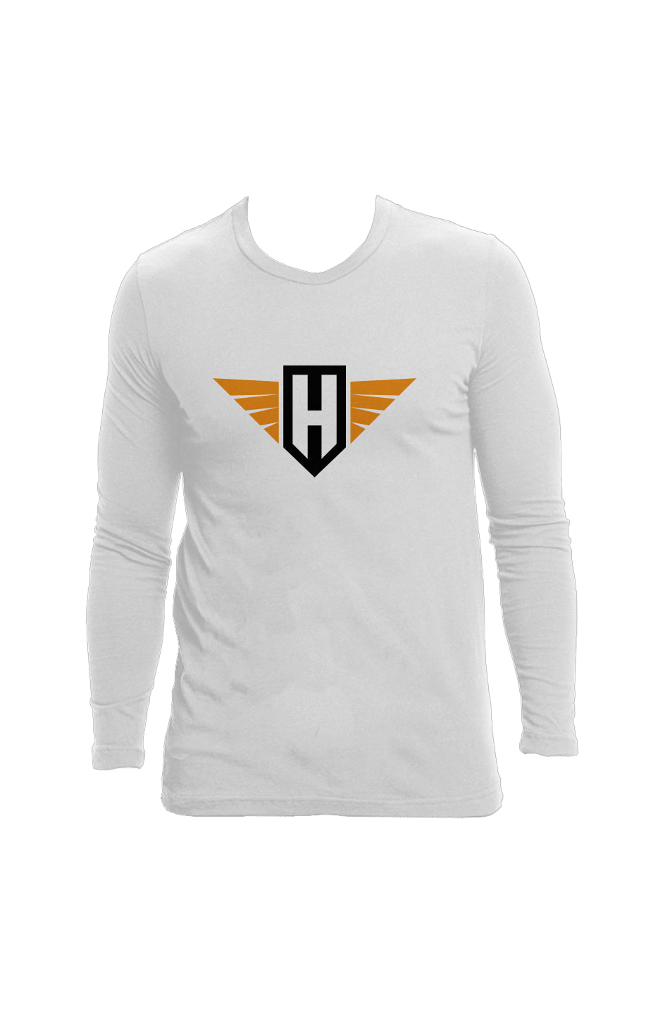 hawk logo - long sleeve crew neck