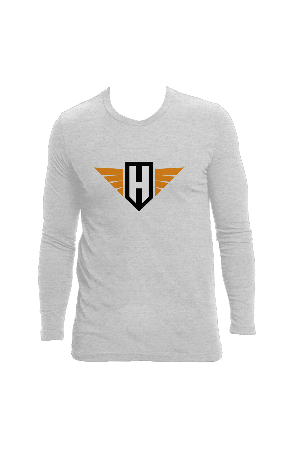 hawk logo - long sleeve crew neck