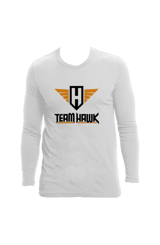 team hawk w/logo - long sleeve crew neck