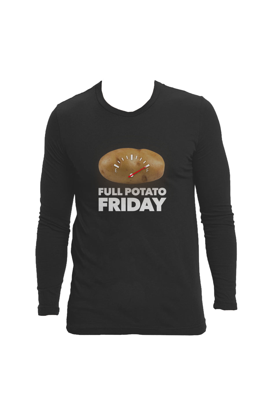 full potato friday - unisex long sleeve crew neck