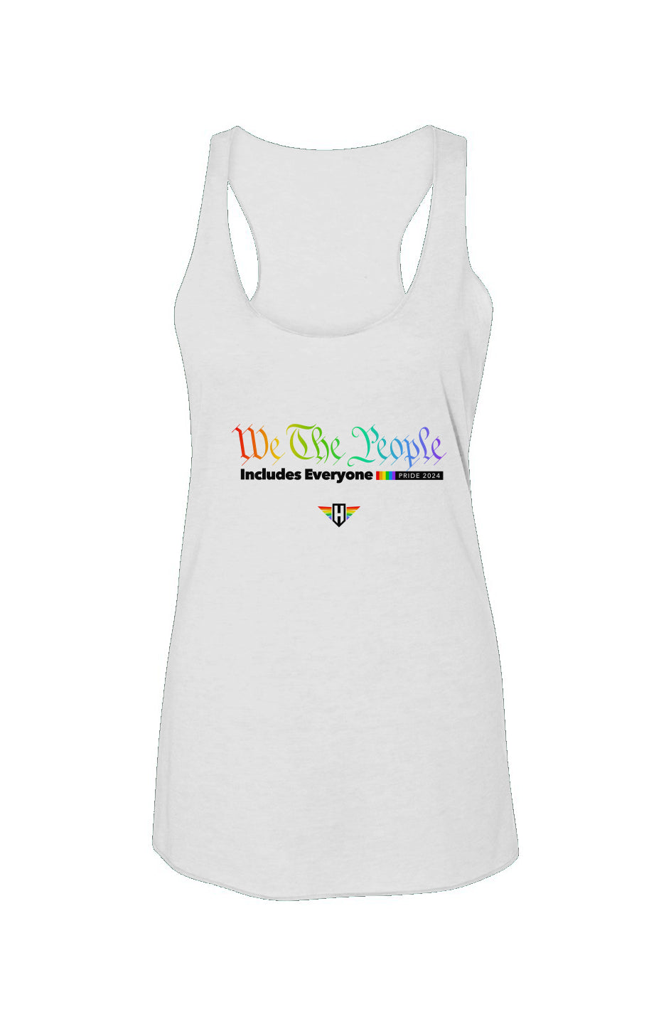 we the people - triblend racerback tank