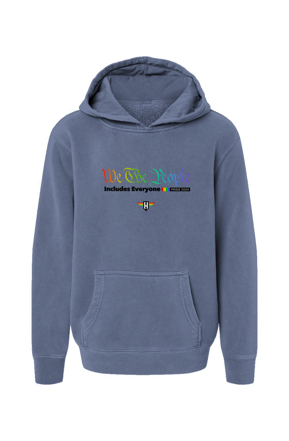 we the people - youth pigment-dyed hoodie