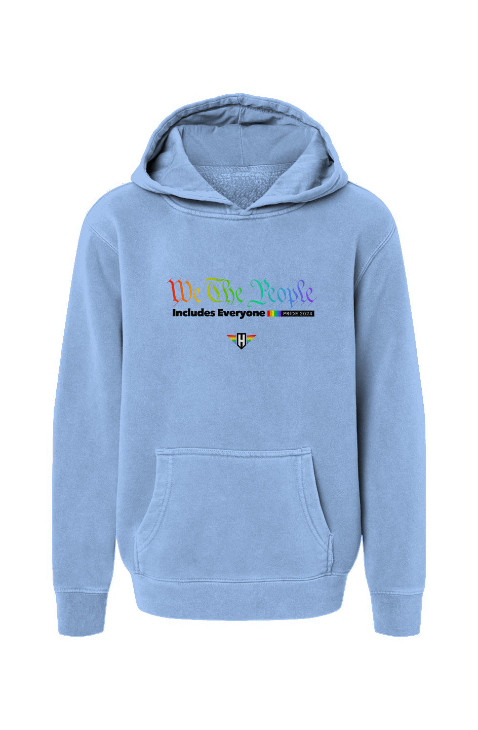 we the people - youth pigment-dyed hoodie