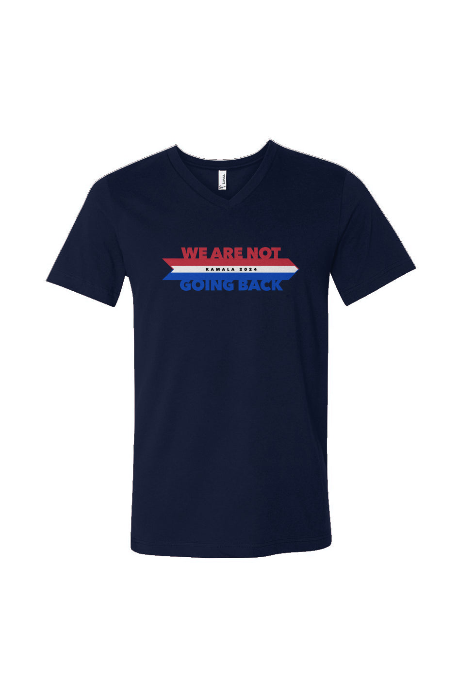 kamala not going back - unisex v-neck