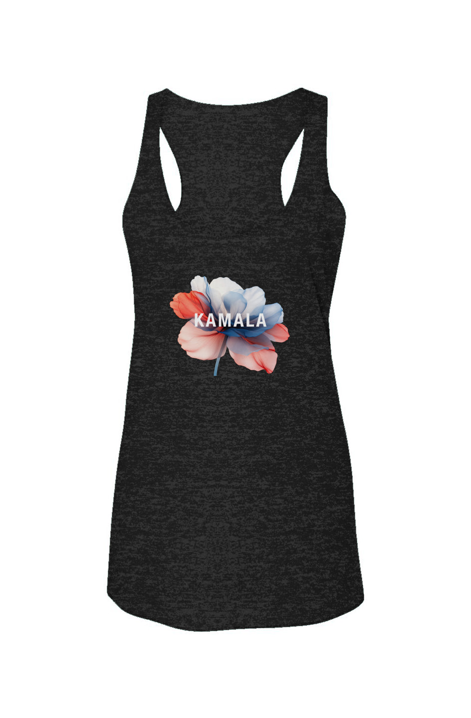 kamala flower - triblend racerback tank