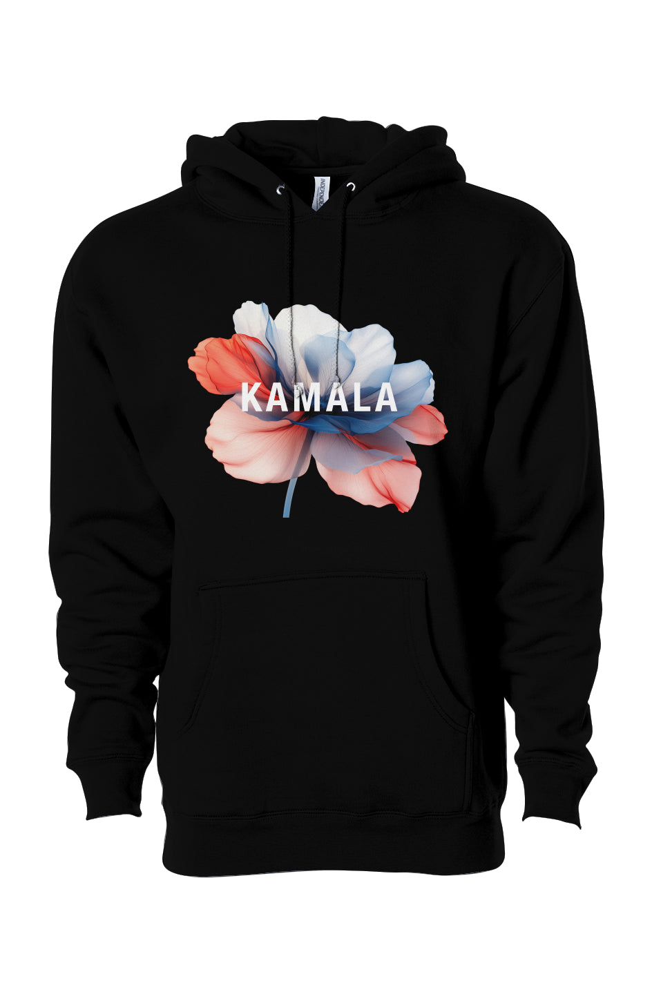 kamala flower - unisex heavyweight pullover hoodie