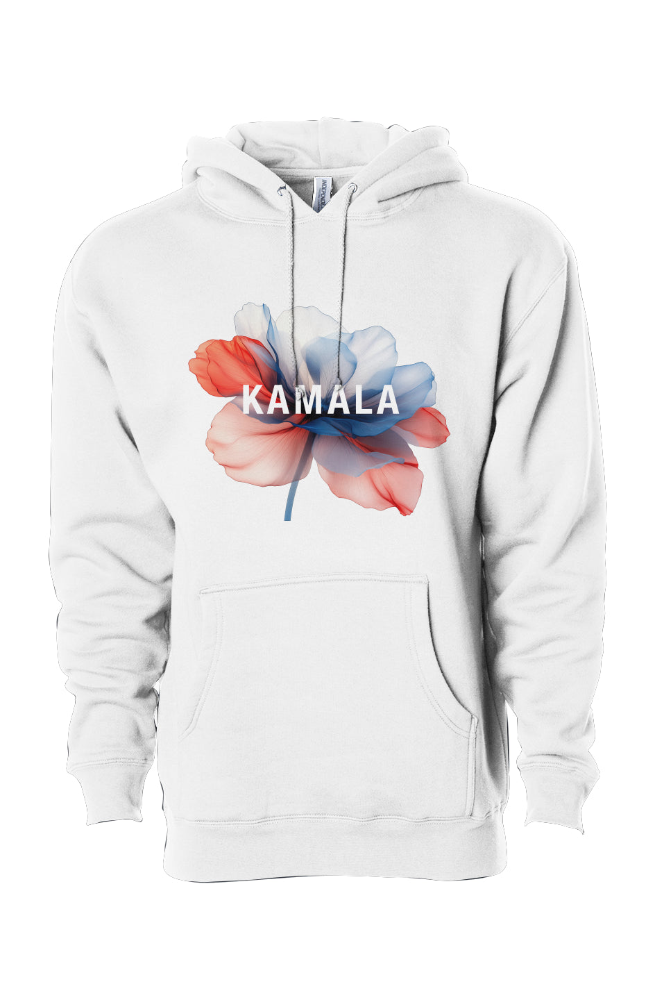 kamala flower - unisex heavyweight pullover hoodie