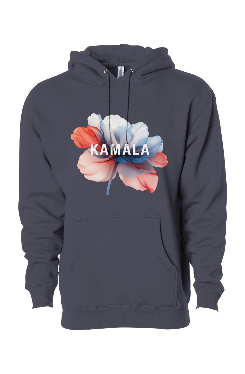 kamala flower - unisex heavyweight pullover hoodie