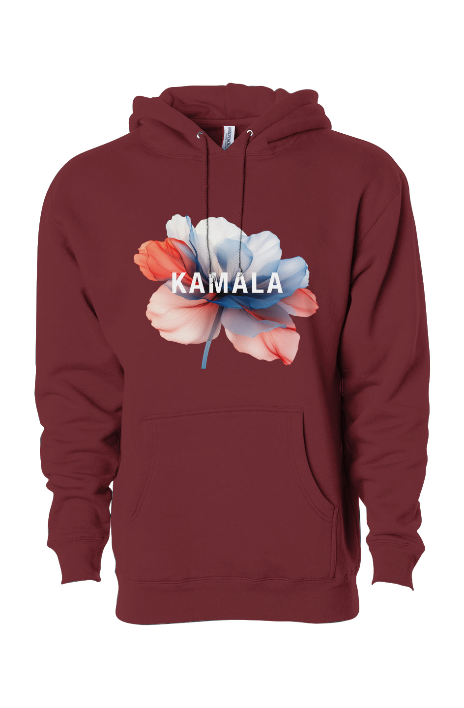 kamala flower - unisex heavyweight pullover hoodie