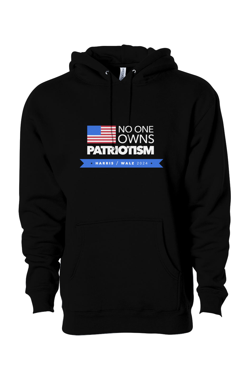 kamala patriotism - unisex heavyweight pullover hoodie