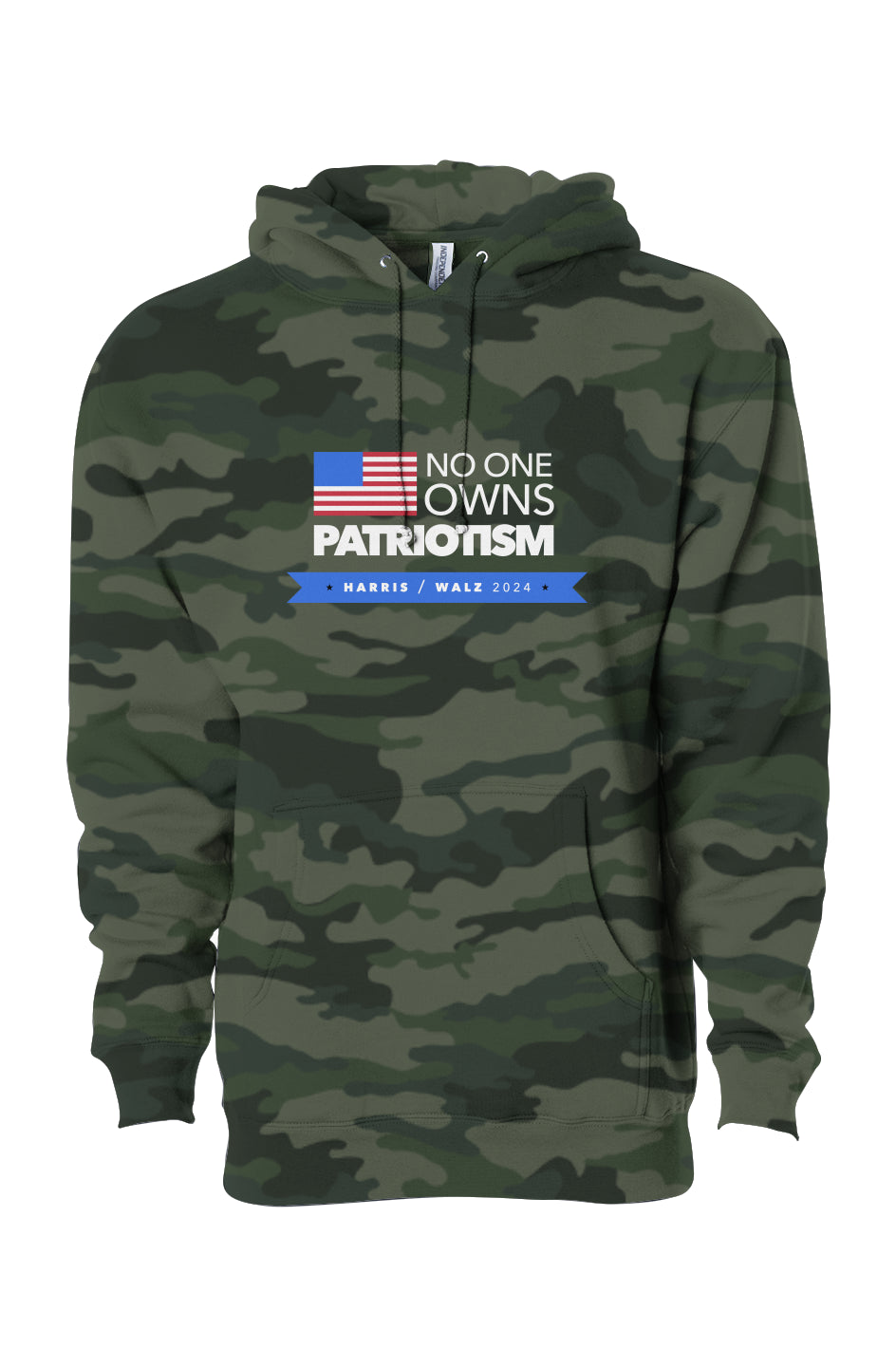 kamala patriotism - unisex heavyweight pullover hoodie