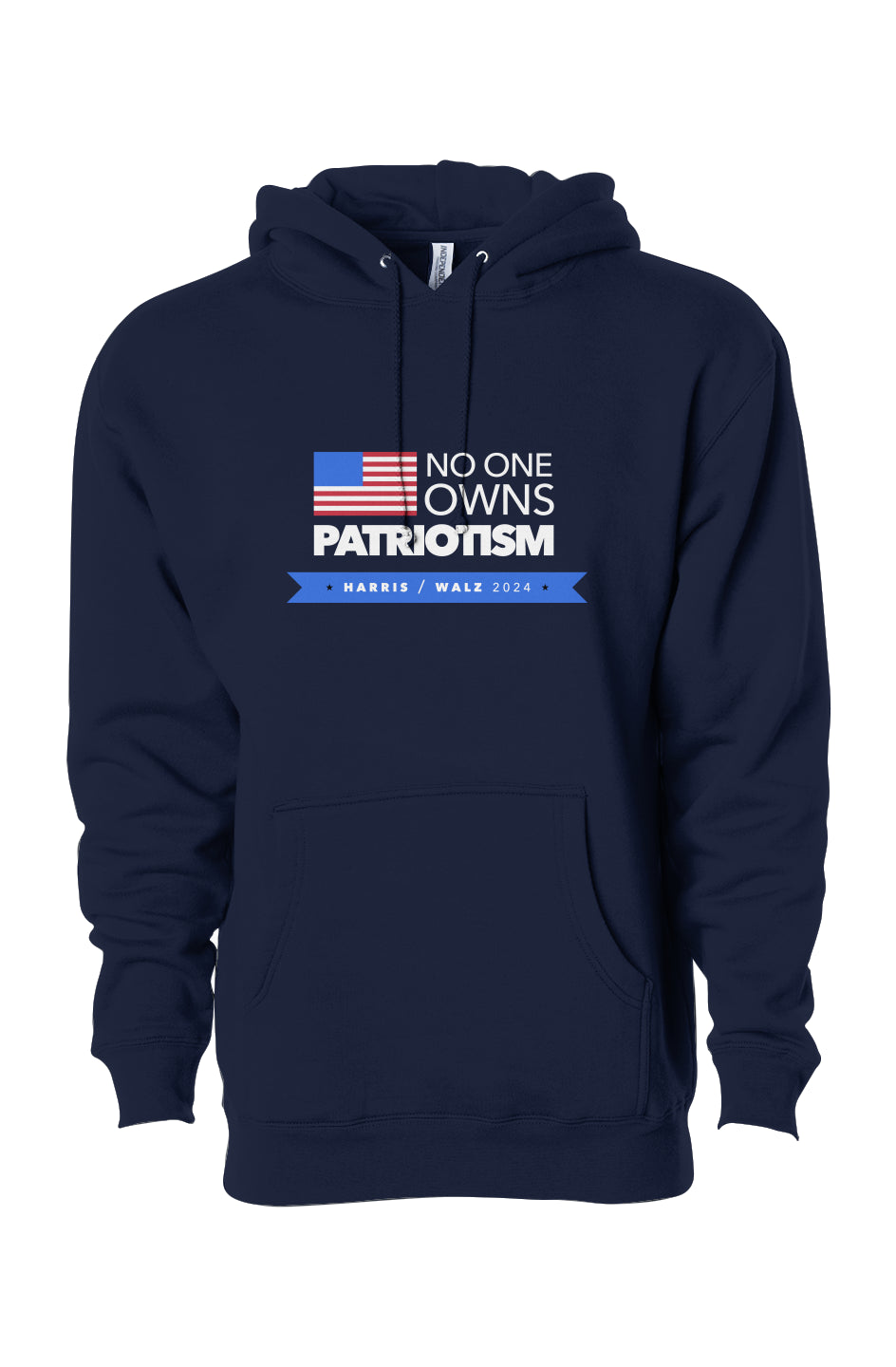 kamala patriotism - unisex heavyweight pullover hoodie