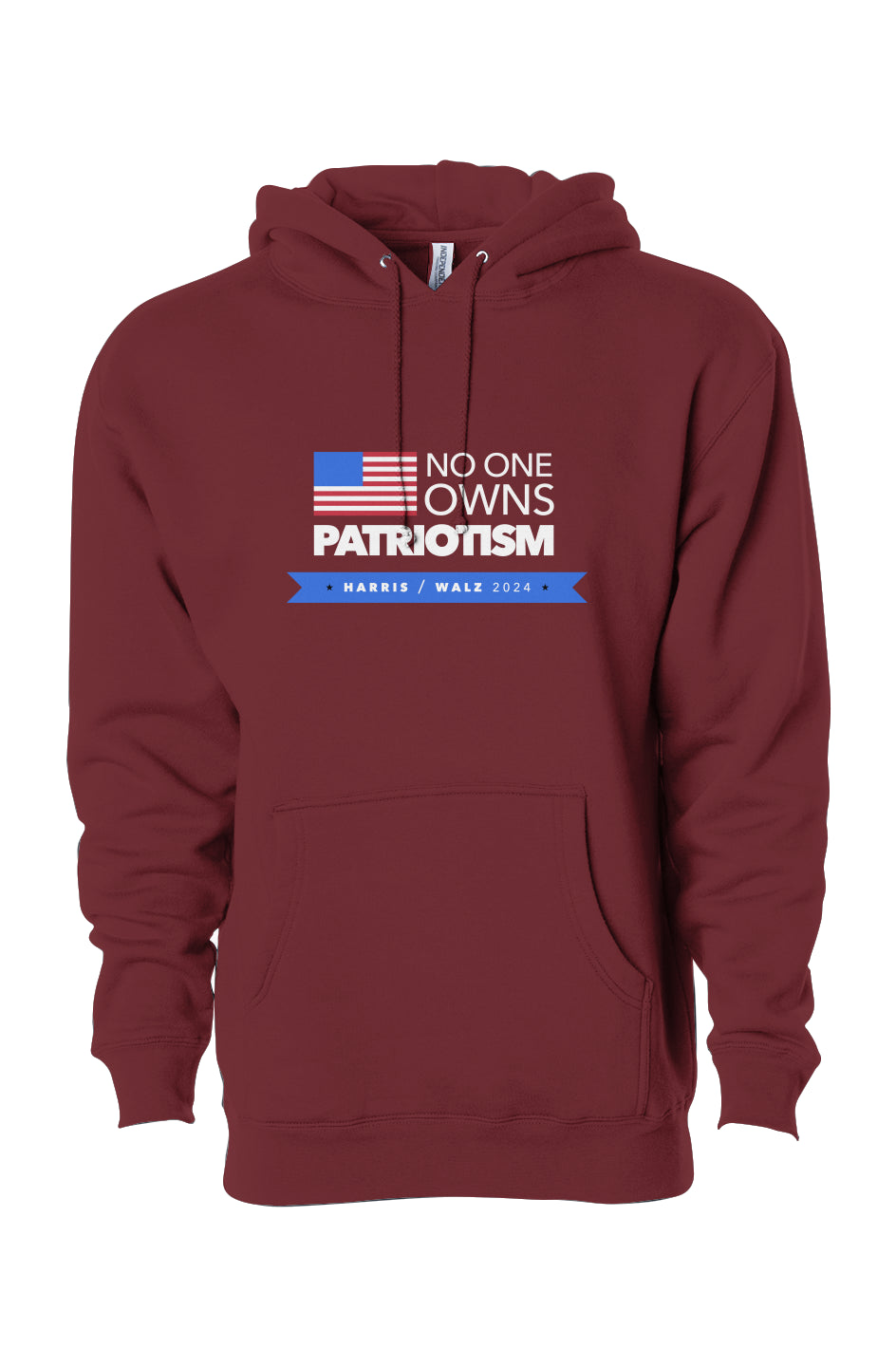 kamala patriotism - unisex heavyweight pullover hoodie