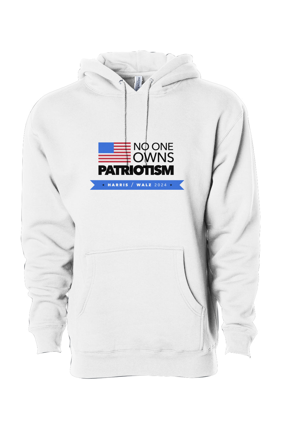 kamala patriotism - unisex heavyweight pullover hoodie