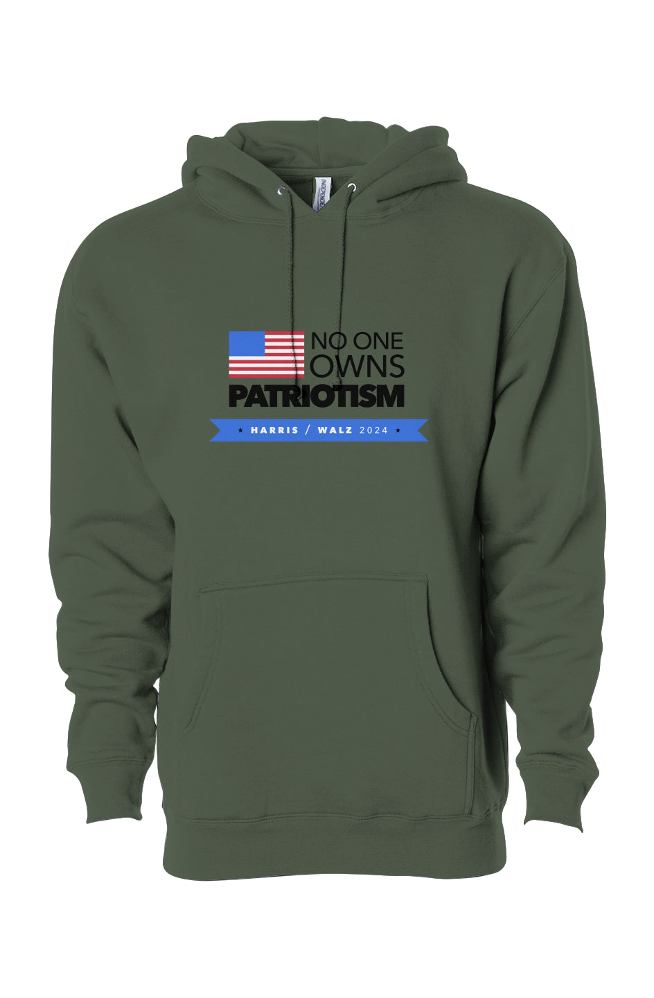 kamala patriotism - unisex heavyweight pullover hoodie