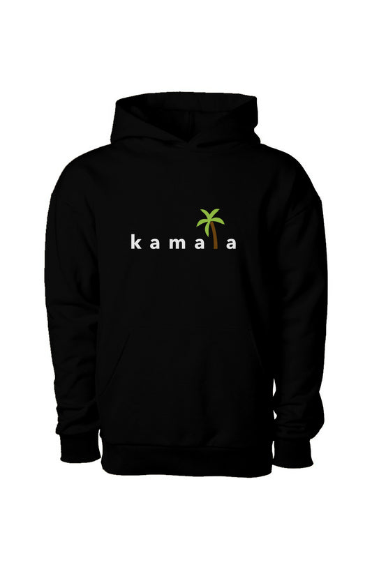 kamala coconut tree (embroidery) - avenue midweight hooded sweatshirt