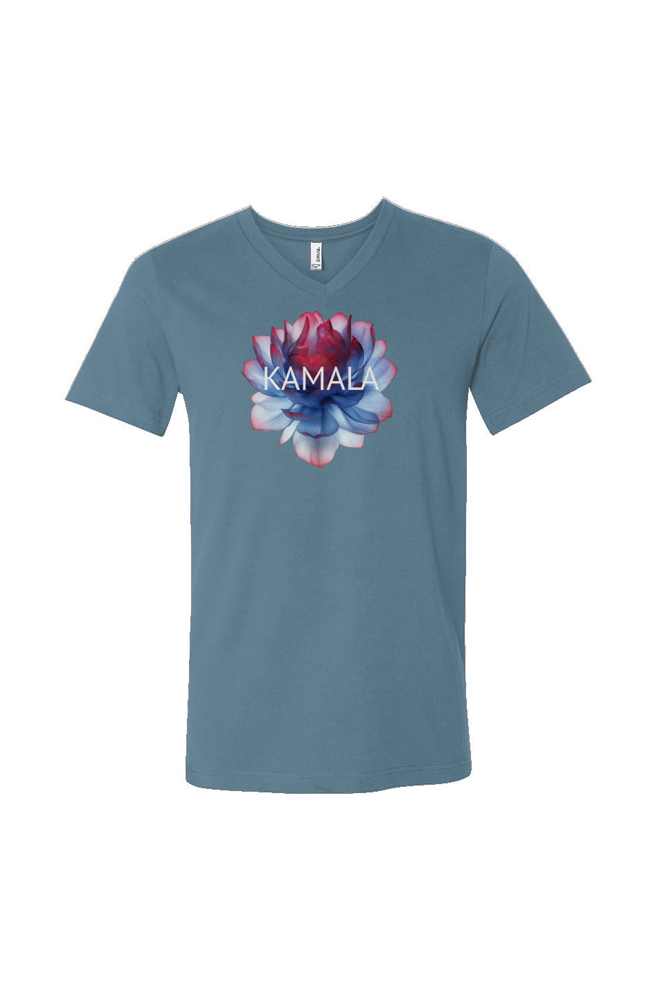 kamala flower 2 - unisex v-neck