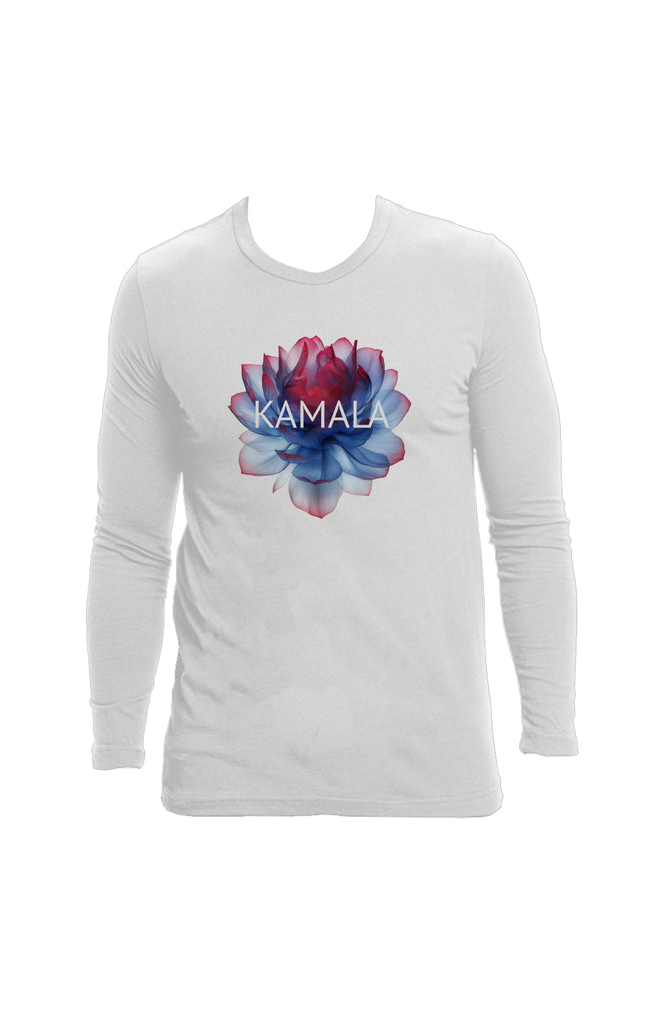 kamala flower 2 - unisex long sleeve crew neck (US made)