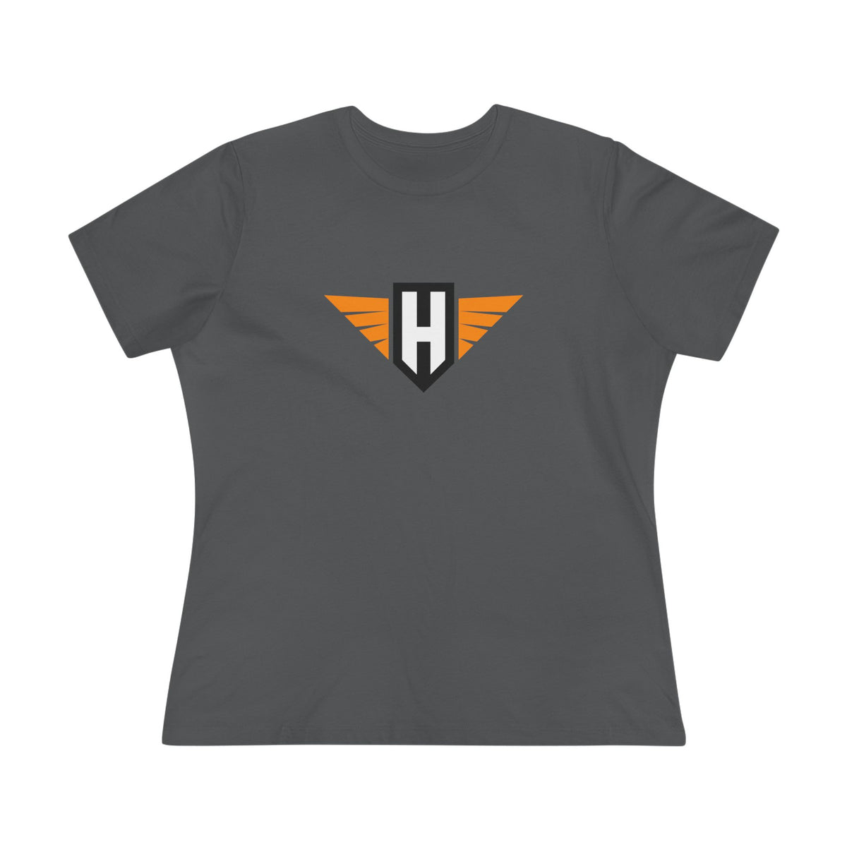 hawk logo - womens relaxed fitted shirt
